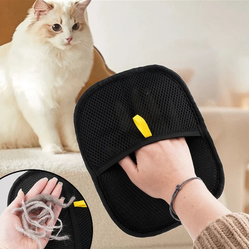 1/2/5pcs Pet Hair Remover Mitt Pet Hair Remover Gloves Deshedding Brush Glove for Dog Cat Rabbit with Long/Short/Curly Hair