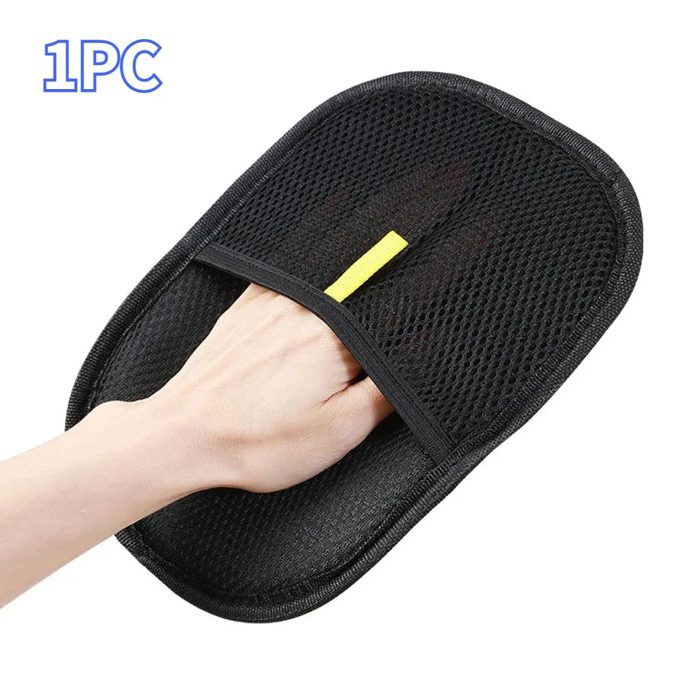 New Pet Hair Removal Tool Reusable Static Removal Gloves, Double-Sided Grooming Gloves for Pets Removes Pet Fur Hair for Carpets